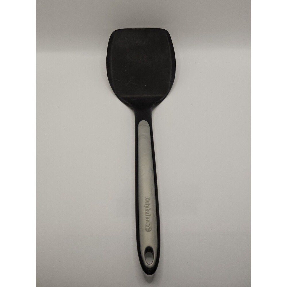 Calphalon Nylon Solid Turner Spatula Black Stainless Handle Kitchen Utensil